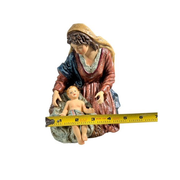 Vintage Grandeur Noel Nativity Set Replacement Piece O’Well Figurine Mary & Baby - Picture 7 of 16